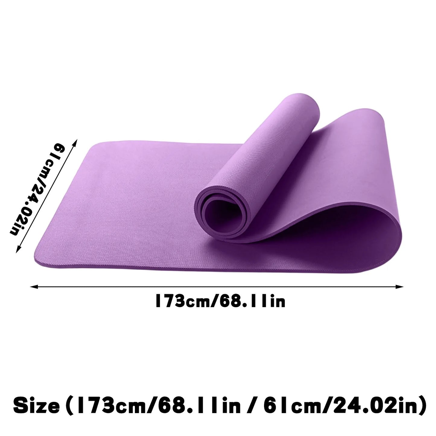 Marketplace25 Foldable Yoga Mat Eco Friendly EVA Fitness