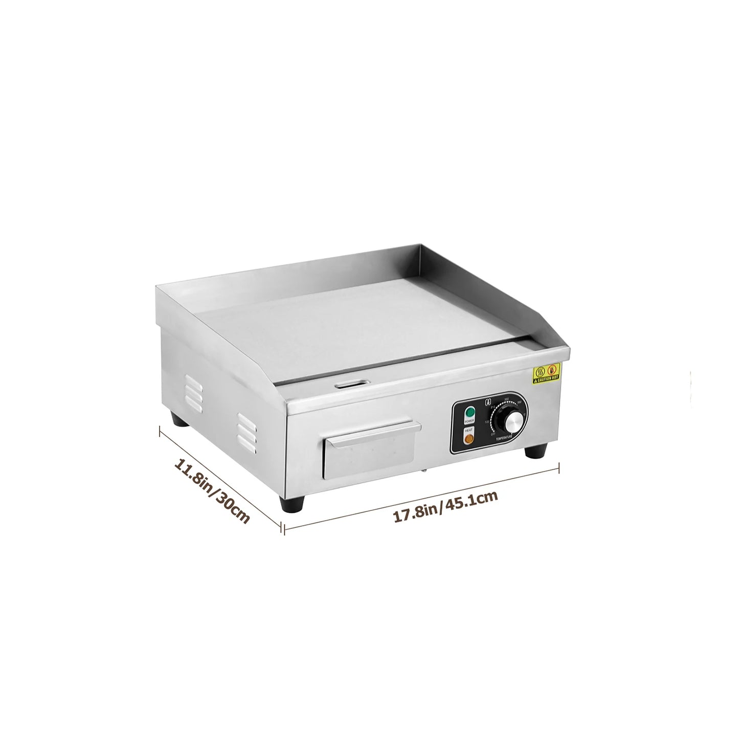 HiMISS Electric Griddle Outdoor Nonstick Plate 3600W