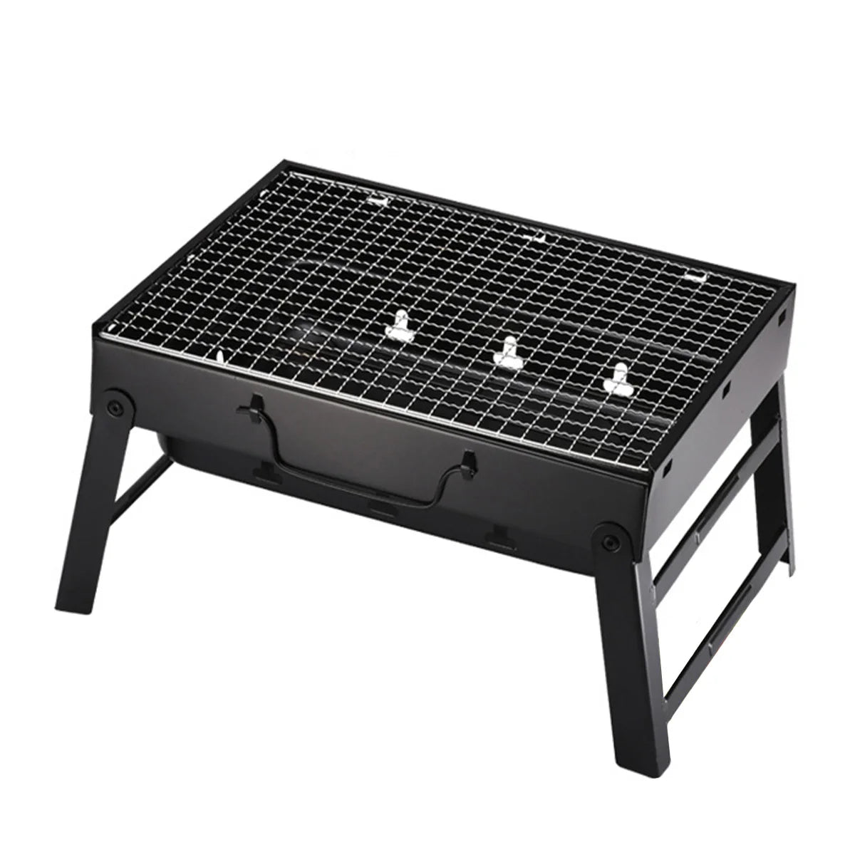 Portable Charcoal Grill Stainless Steel Mini BBQ Kit Outdoor