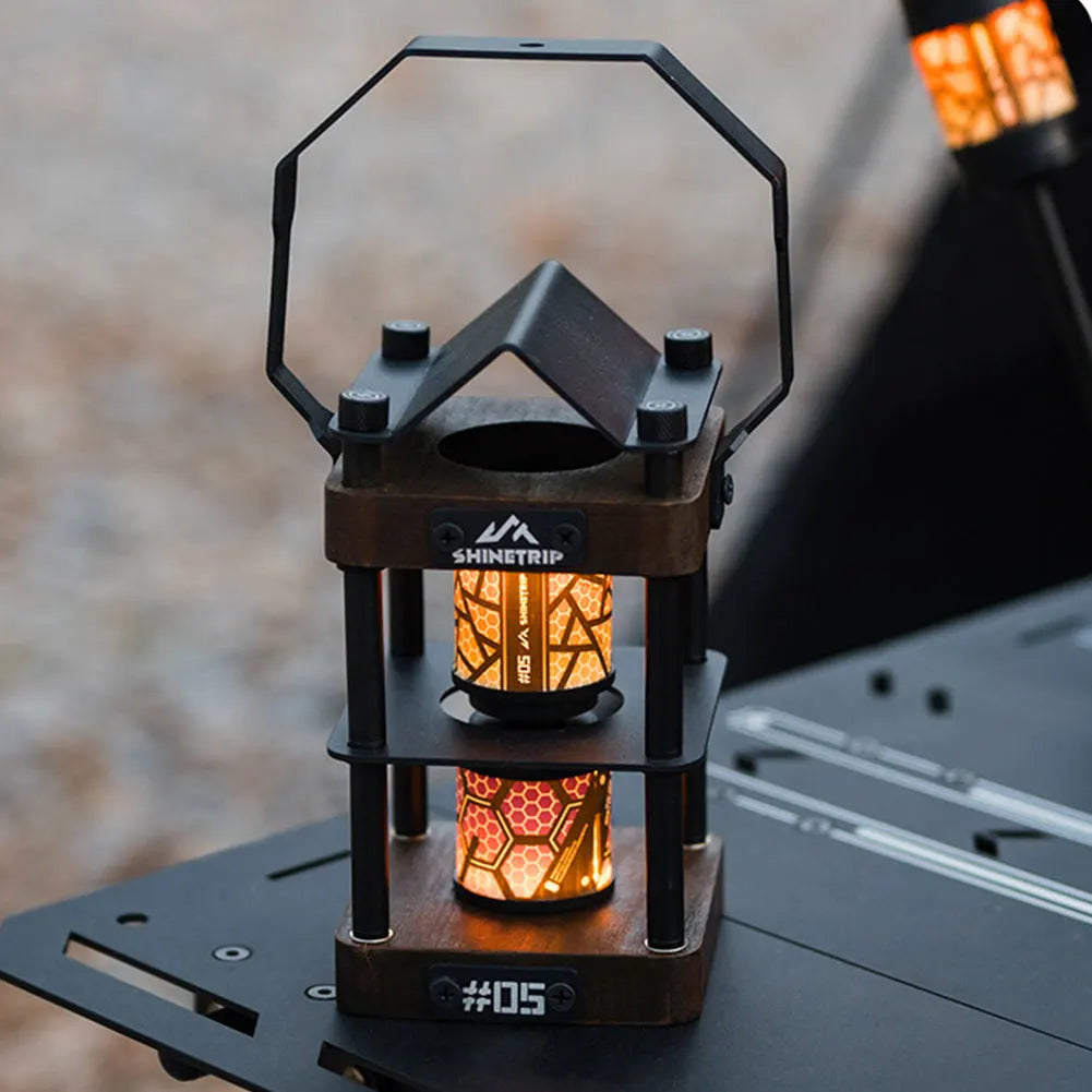 Electric Portable Tent Lamp Rechargeable Rotable Lantern