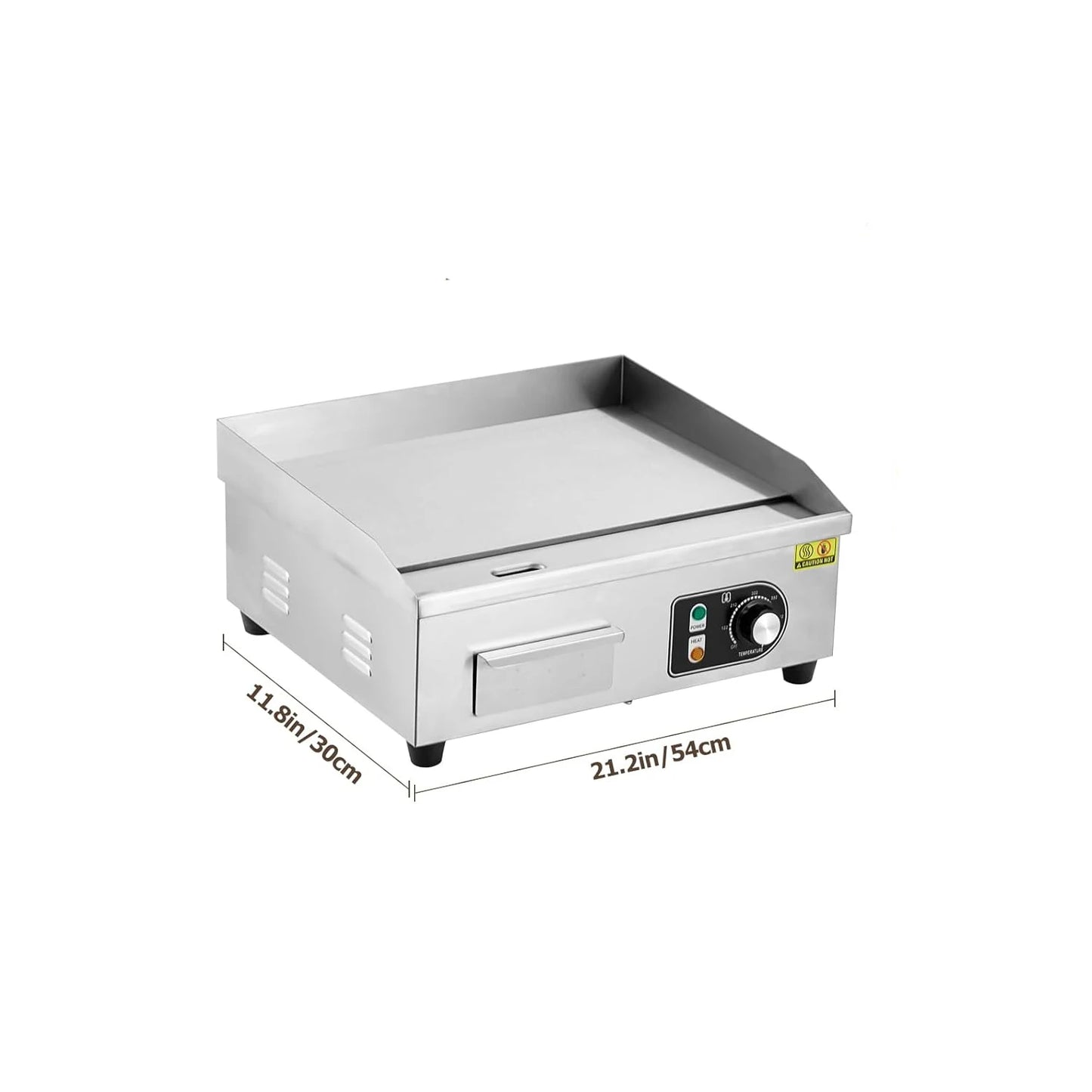 HiMISS Electric Griddle Outdoor Nonstick Plate 3600W