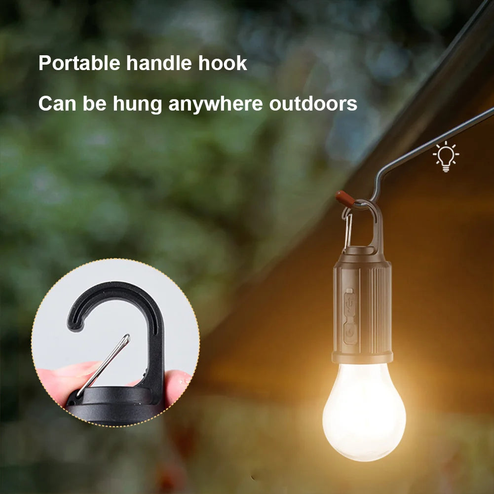 Shunmaii Solar LED Lantern USB Charging Camping Light