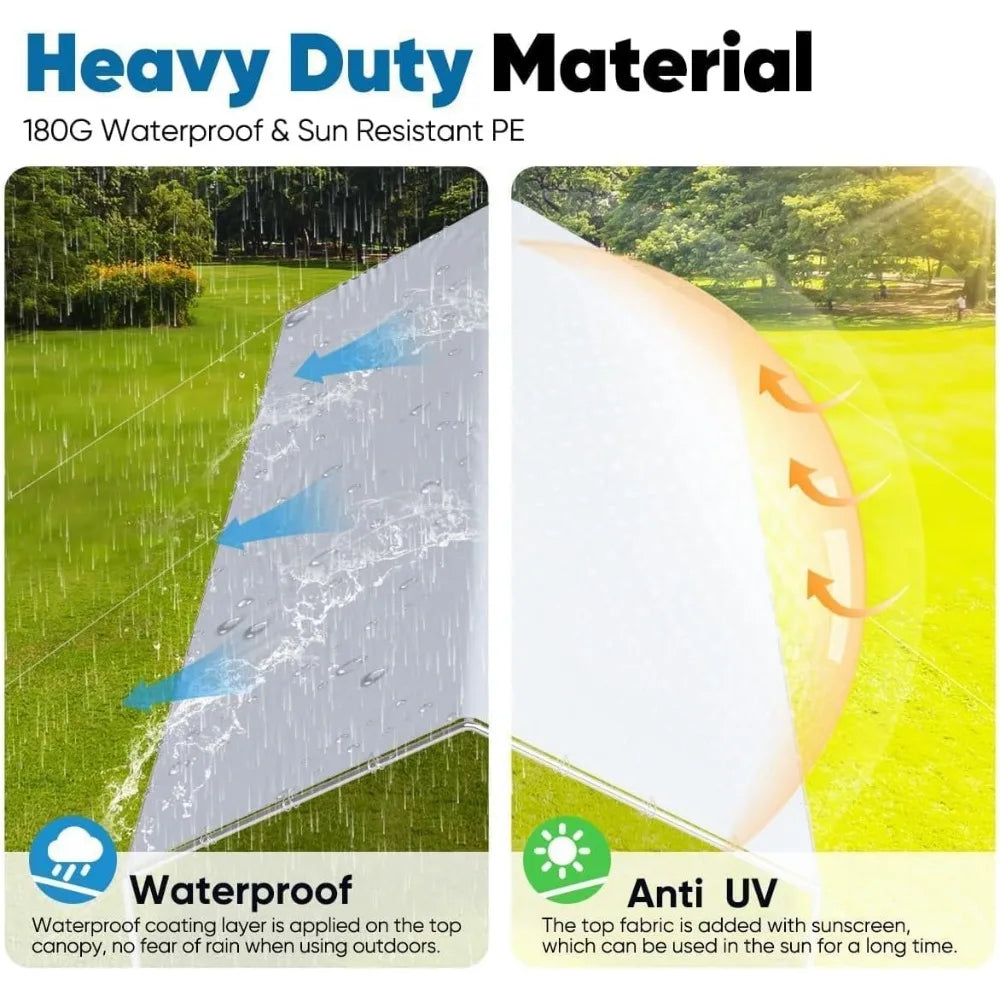 Heavy Duty Carport Tent Shelter Waterproof Events Parking