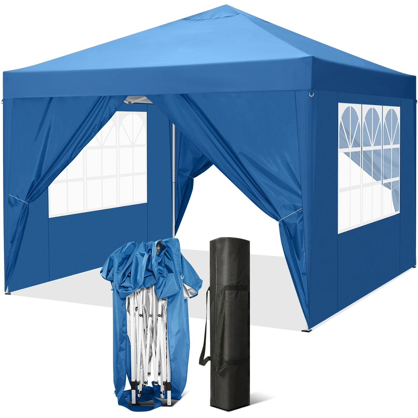 COBIZI Pop Up Canopy Tent With Sidewalls Waterproof