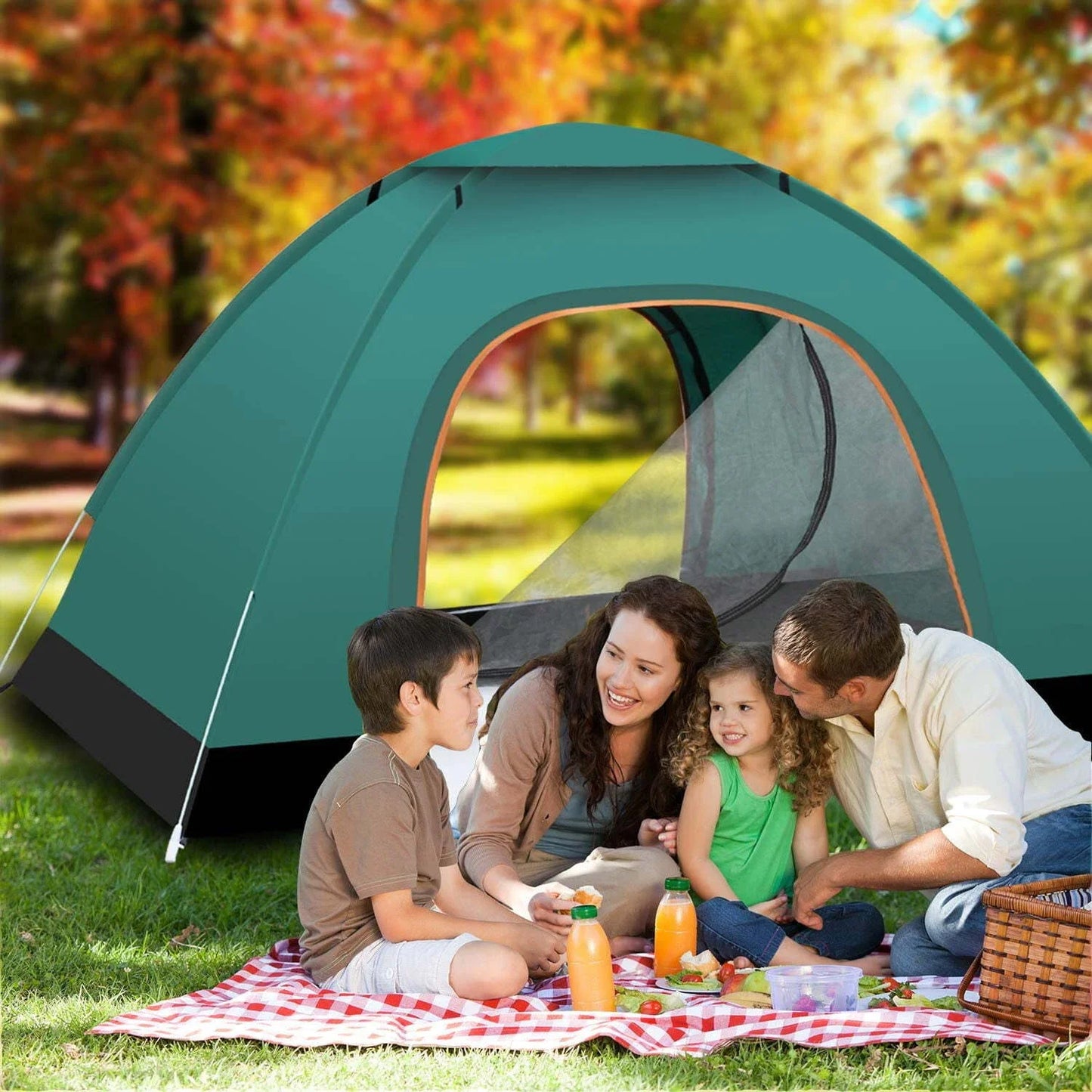 Building Type Automatic Pop Up Outdoor Tent For 2 Persons