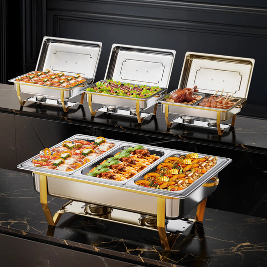 Stainless Steel Chafing Dish Buffet Set Food Warmer