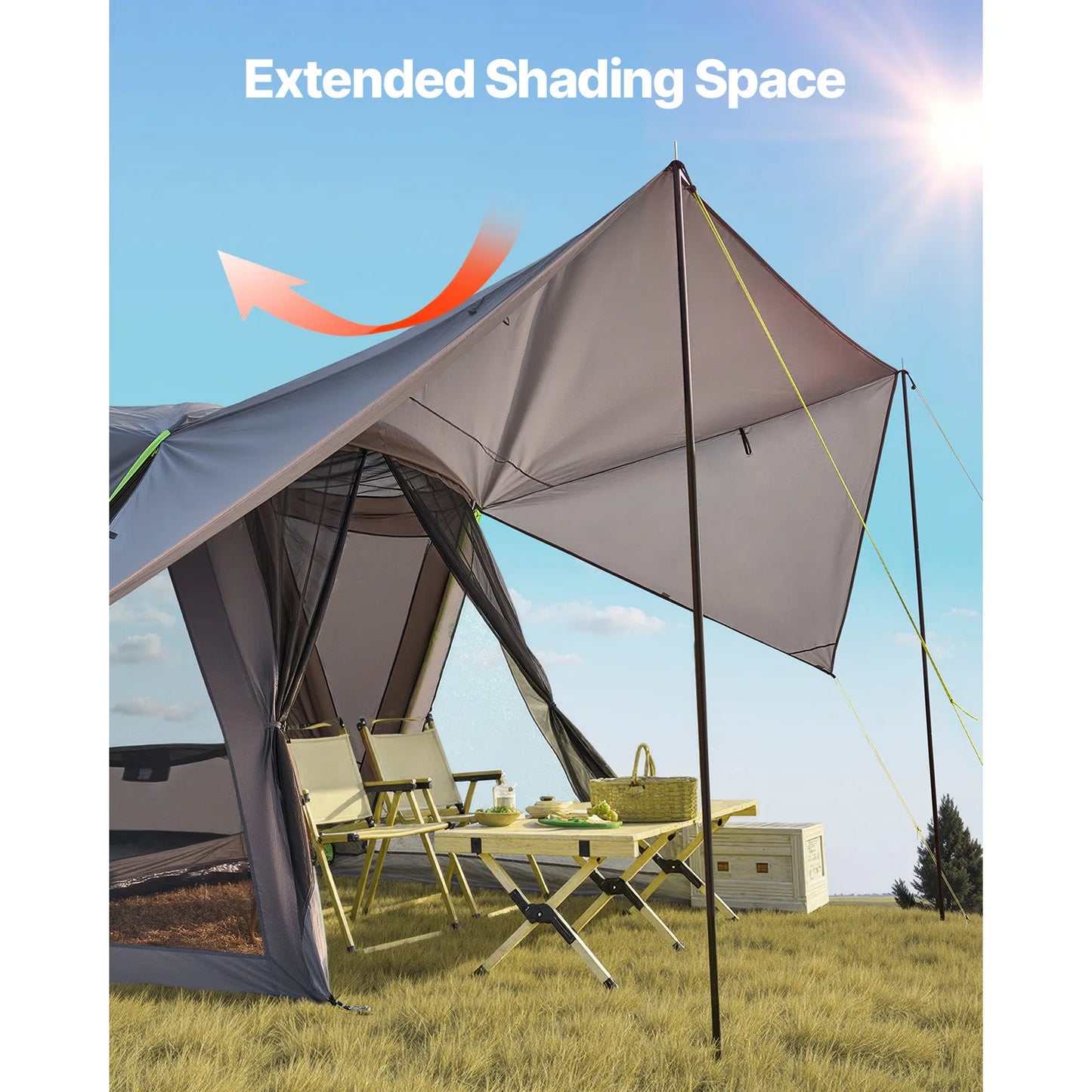 SucceBuy SUV Tent For Camping Waterproof Double Layer