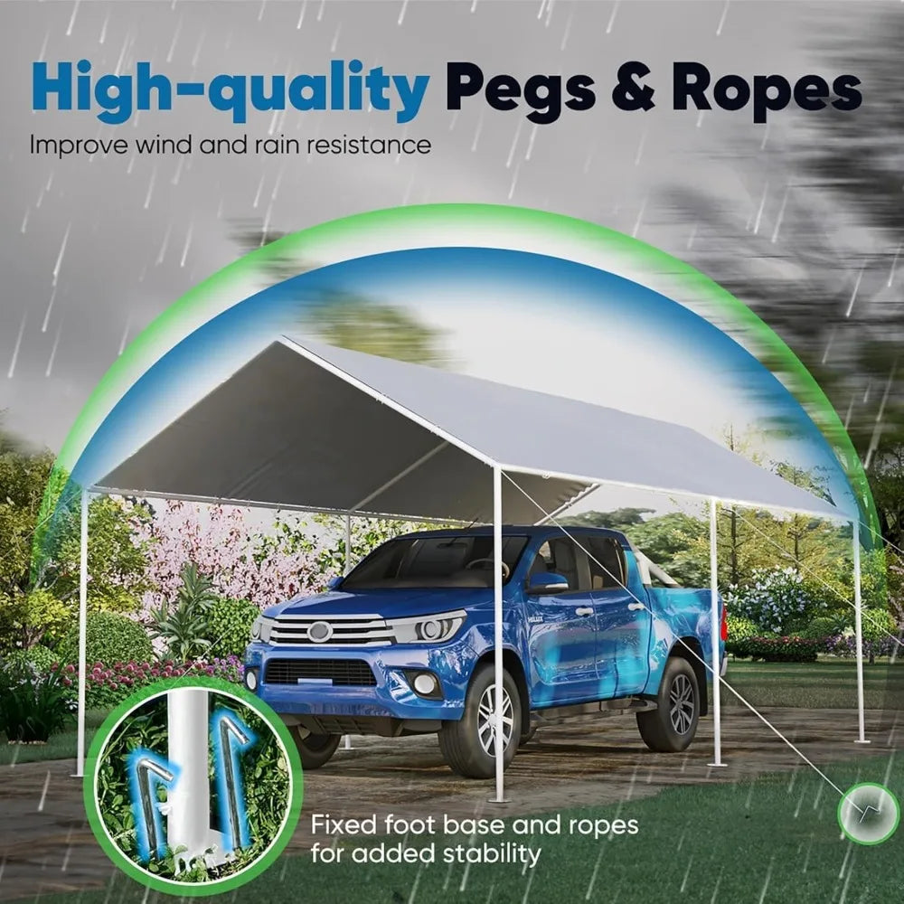 Heavy Duty Carport Tent Shelter Waterproof Events Parking