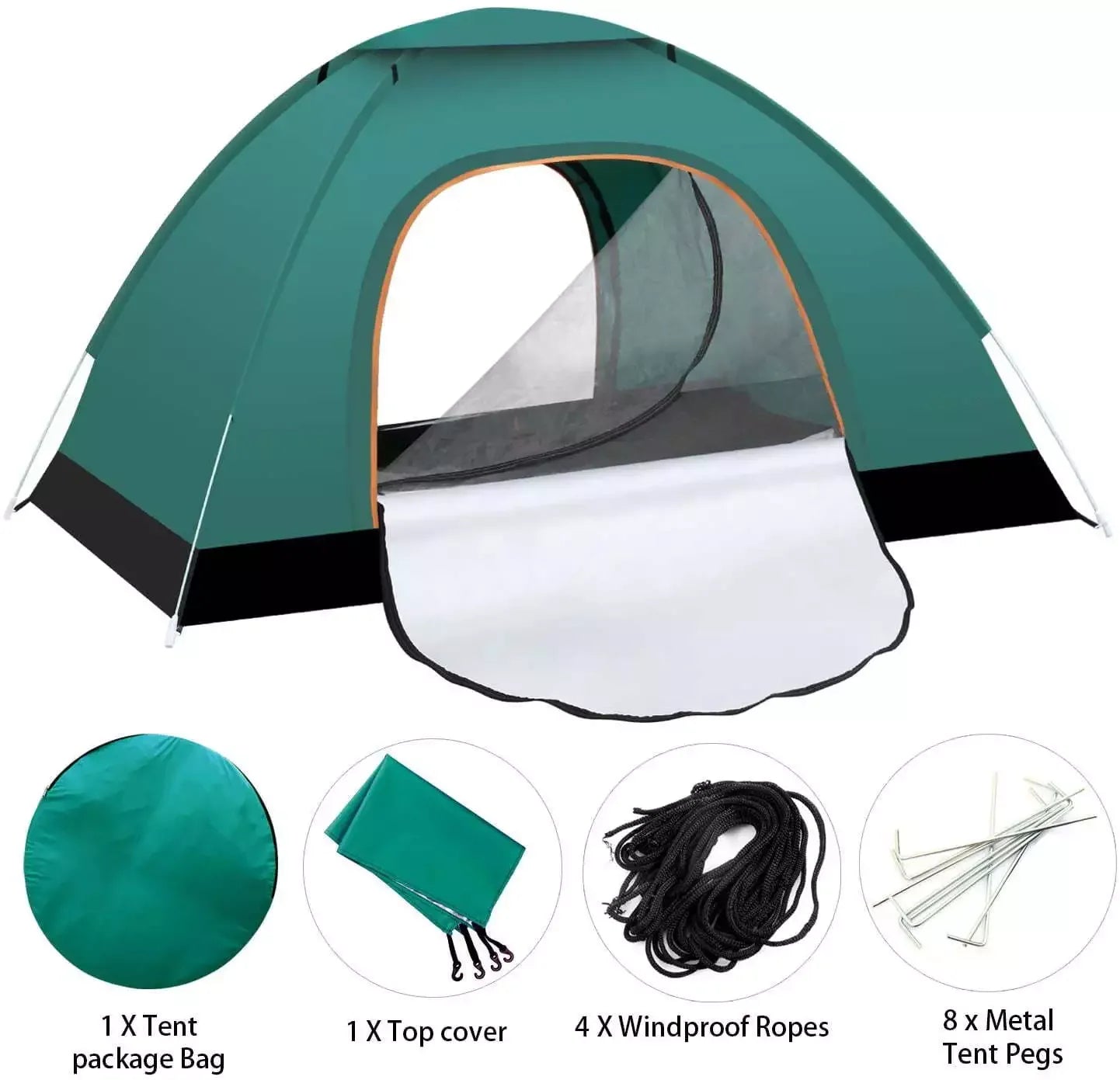 Building Type Automatic Pop Up Outdoor Tent For 2 Persons