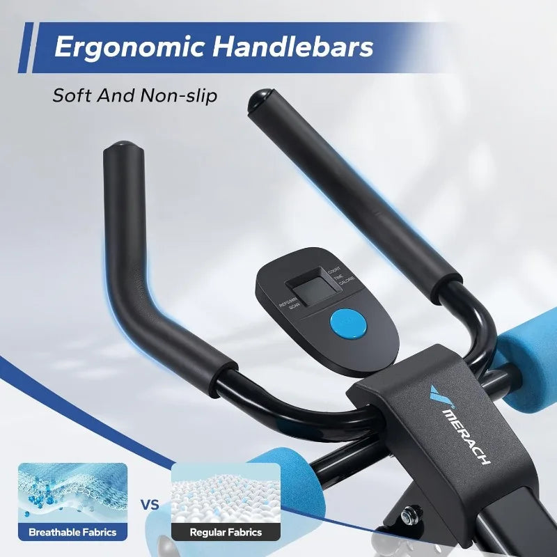 MERACH Ab Machine, Ab Workout Equipment, Adjustable Ab Trainer Machine for Abs Workout at Home Gym, Foldable