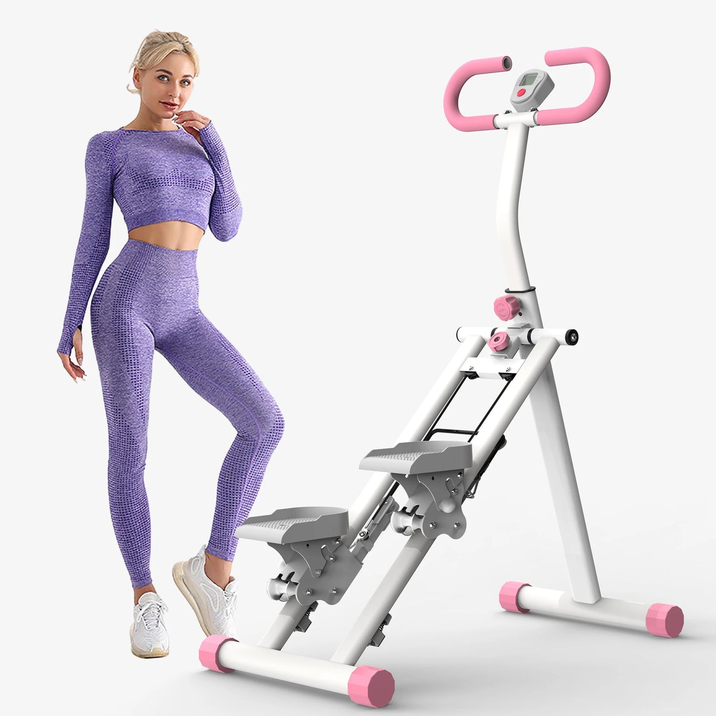 Stair Stepper Climber Machine Vertical Handlebar Workout