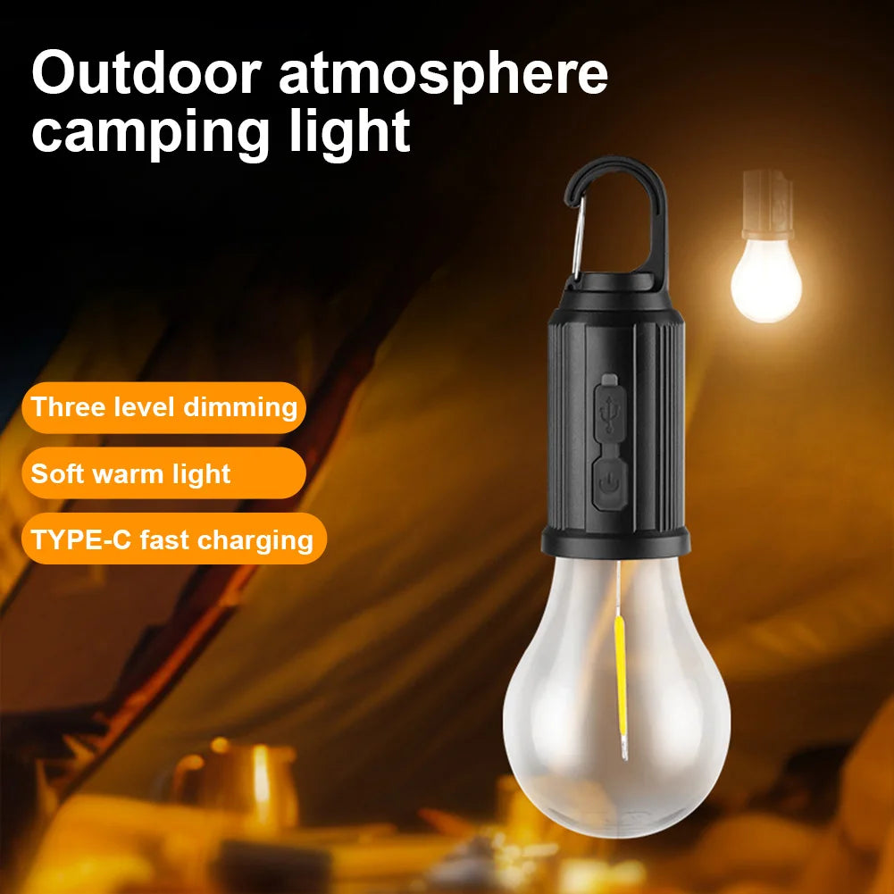 Shunmaii Solar LED Lantern USB Charging Camping Light