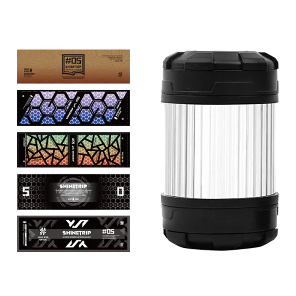 Electric Portable Tent Lamp Rechargeable Rotable Lantern